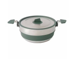 Каструля складана Sea to Summit Detour Stainless Steel Collapsible Pot 3 л, Laurel Wreath Green