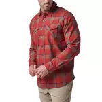 Сорочка тактична "5.11 Tactical Gunner Plaid Long Sleeve Shirt" Red Bourbon Plaid