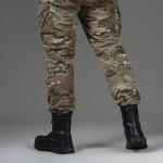 Берцы зимние тактические высокие WarFlex. Кожаные кожаные. Повышенная прочность. Черного цвета 4