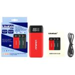 Urządzenie ładujące-power bank LiitoKala Lii-MP2 na 2 kanały do ​​akumulatorów, kolor czerwony 4