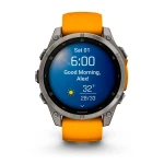 Смарт-часы Garmin Fenix 8, Amoled, Sapphire, Titanium из Spark Orange/Graphite 46 мм. Оранжевый 6 Смарт-часы Garmin Fenix 8, Amoled, Sapphire, Titanium из Spark Orange/Graphite 46 мм. Оранжевый 6