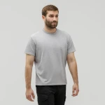 Футболка Basic Military T-shirt 2.0. Cotton and Elastane. Сірий