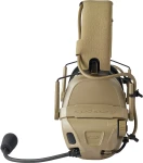 Активні навушники Ops-Core AMP Communication Headset-Connectorized. Верхній тримач. Койот 4 Активні навушники Ops-Core AMP Communication Headset-Connectorized. Верхній тримач. Койот 4