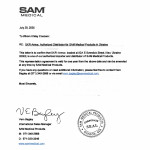 Медична шина SAM® Splint (США) плоска, 22.86 см, сіра 2