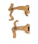 Крепление адаптер чебурашка EARMOR M16A-CB (койот) для наушников M31Plus/M32Plus на рельсы ARC 4 Крепление адаптер чебурашка EARMOR M16A-CB (койот) для наушников M31Plus/M32Plus на рельсы ARC 4