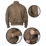 Куртка демісезонна Sturm Mil-Tec "US Tactical Flight Jacket" Dark Coyote 2 Куртка демісезонна Sturm Mil-Tec "US Tactical Flight Jacket" Dark Coyote 2