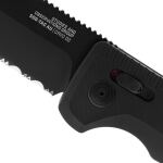 Розкладний ніж SOG SOG-TAC AU, Black, Black/Partially Serrated 5