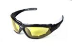 Защитные фотоочки очки Global Vision Shorty Photochromic (yellow) Anti-Fog, желтые 2