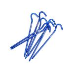 Haki z aluminiowym zaczepem Naturehike NH15A008-I, 16 cm, niebieski (8 szt)