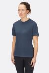 Футболка жіноча Rab Crimp Logo Tee Wmns, Plum 4 Футболка жіноча Rab Crimp Logo Tee Wmns, Plum 4