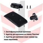 Комплект кріплень для екшн-камери MOHOC® "Multi-Mount" Black 2 Комплект кріплень для екшн-камери MOHOC® "Multi-Mount" Black 2