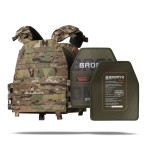 Бронежилет 5 класу (M.V.P.). Вага 4.6 кг. Керамічні плити 1.86 кг. Мультикам