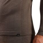 Реглан Odlo Seamless Performance Wool, Brown Granite 4 Реглан Odlo Seamless Performance Wool, Brown Granite 4