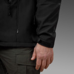 Куртка тактическая Softshell Hawk Jacket. Защита от ветра и влаги. Черный 5
