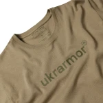 Мужская футболка с логотипом Logo Tee Ukrarmor. Cotton. Цвет койот 4 Мужская футболка с логотипом Logo Tee Ukrarmor. Cotton. Цвет койот 4