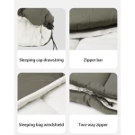 Спальник з капюшоном Naturehike LD250 (від -12°C до 7°C). Темно-зелений 3 Спальник з капюшоном Naturehike LD250 (від -12°C до 7°C). Темно-зелений 3