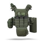 Комплект спорядження Commando Elite Tactical Assault Kit. Під 25х30 см бронеплити. Олива 7