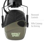 Активные защитные наушники Howard Leight Impact Sport R-01526 Olive 4 Активные защитные наушники Howard Leight Impact Sport R-01526 Olive 4