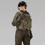 Плитоноска жіноча Warmor gen.3 FL SPECPROM (for Ladies). Без підсумків. Зі швидким боковим та верхнім скиданням (без плит). Мультикам 6