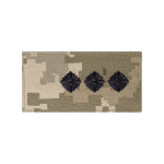Погон ЗСУ старший лейтенант (чорна нитка, на липучці). Піксель (мм-14)