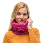 Шарф-труба Buff Knitted & Fleece Neckwarmer Grete, Pink 2 Шарф-труба Buff Knitted & Fleece Neckwarmer Grete, Pink 2