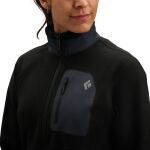 Женская кофта флисовая Black Diamond W Rift HZ Fleece Jacket, Black/Black 5