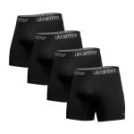 Комплект чоловічих трусів Soldier's Boxer (4 шт). Матеріал Charged Cotton. Чорні