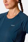 Женская футболка Rab Sonic Tee Wmns, Plum 2