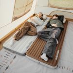 Матрац туристичний надувний одномісний Naturehike CNK2450WS035, 198х68х9.5 см, коричневий із вбудованою помпою 3