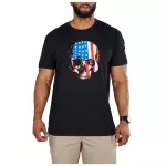 Футболка з малюнком "5.11 Tactical USA Skull" Black