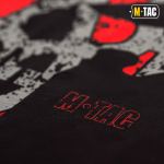 Футболка M-Tac Месник Чорна/Червона/Сіра, black, чорний 5