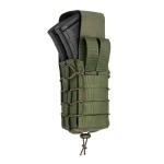 Двойной закрытый подсумок с клапаном под магазины АК/АR. Олива 2 Двойной закрытый подсумок с клапаном под магазины АК/АR. Олива 2