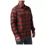 Рубашка тактическая "5.11 Tactical® Lester Flannel Plaid Long Sleeve Shirt" Red Bourbon Plaid 3 Рубашка тактическая "5.11 Tactical® Lester Flannel Plaid Long Sleeve Shirt" Red Bourbon Plaid 3