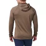 Термореглан 5.11 Tactical "Stratos Long Sleeve Hoodie" Major Brown 2