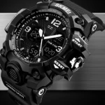 Тактичний годинник Skmei 1155. Водостійкий корпус. Чорний 2 Тактичний годинник Skmei 1155. Водостійкий корпус. Чорний 2