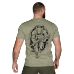 Футболка Bavovna Taurus Camotec. Cotton. Светлая олива 2