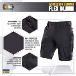Шорти M-Tac Aggressor Summer Flex Чорні, black, чорний 2