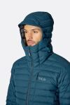 Чоловічий пуховик Rab Microlight Windstopper Hoody, Black 6