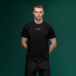 Футболка Basic Military T-Shirt з колекції NAME. Cottone\Elastane, чорний 2