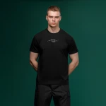 Футболка Basic Military T-Shirt из коллекции NAME. Cottone/Elastane, черный 2 Футболка Basic Military T-Shirt из коллекции NAME. Cottone/Elastane, черный 2