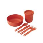Набір посуду Sea to Summit Passage Dinnerware Set, 1P, 6 Piece, 6 предметів, Spicy Orange
