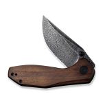 Ніж складаний Civivi ODD 22 Damascus Guibourtia Wood, коричневий 3