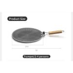 Patelnia ze stali nierdzewnej z składanym uchwytem Naturehike CNK2550CF011, 29,5 x 29,5 cm 3