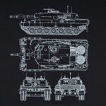 Футболка з малюнком "Леопард" Combat Black 3