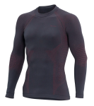 Термофутболка з довгим рукавом чоловіча Accapi Polar Bear New, Black/Red