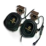 Активные защитные наушники Earmor M32X PLUS (CB) Coyote с гарнитурой и креплением на шлем 4 Активные защитные наушники Earmor M32X PLUS (CB) Coyote с гарнитурой и креплением на шлем 4