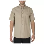 Сорочка тактична з коротким рукавом "5.11 Stryke ™ Shirt - Short Sleeve" Khaki