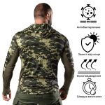 Лонгслів Chiton Air Hood Pixel Green 3 Лонгслів Chiton Air Hood Pixel Green 3