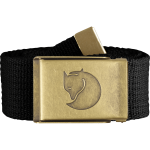Ремінь Fjällräven Canvas Brass Belt 4cm, Black