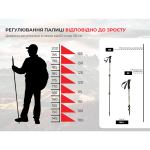 Трекінгова палиця Naturehike ST 03 7075 AL NH17D017-D Black 6 Трекінгова палиця Naturehike ST 03 7075 AL NH17D017-D Black 6